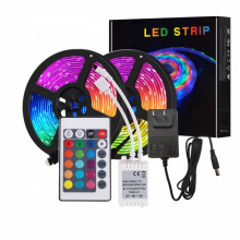 RGBLED light strip RGB5050 5M RGB color variable flexible LED light strip + 24-key remote control + power adapter kit